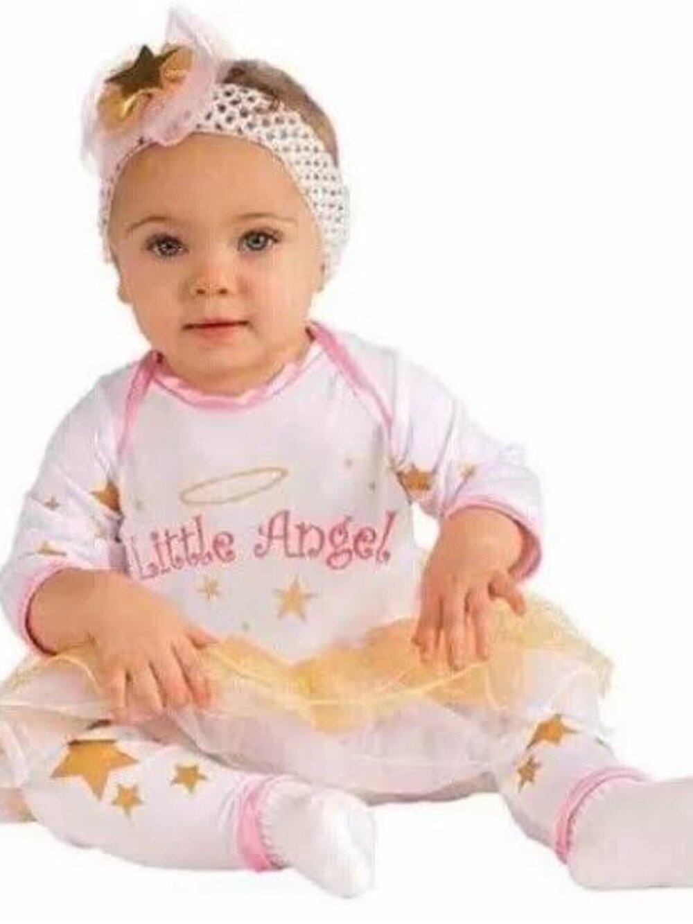 Rubie's "My First Halloween" Little Angel Costume. Size: 6-12 months